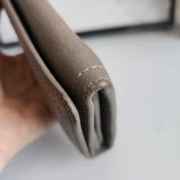 PRADA grey long leather wallet - Picture 8 of 10